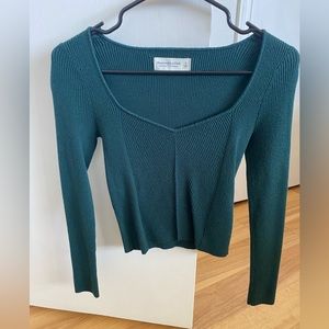 Abercrombie Dark Green Top